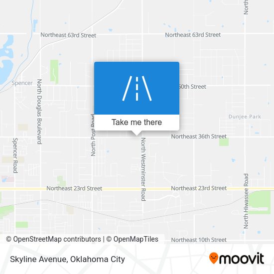 Skyline Avenue map