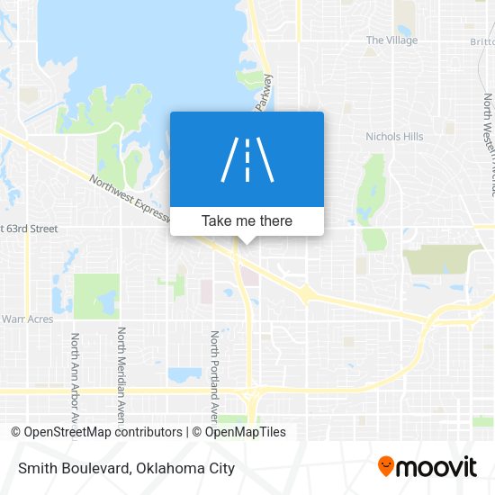 Smith Boulevard map