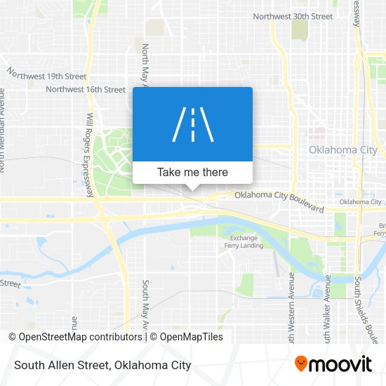 South Allen Street map