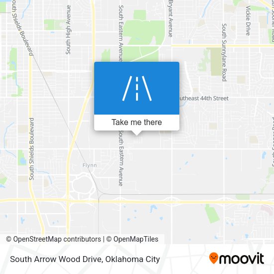 South Arrow Wood Drive map