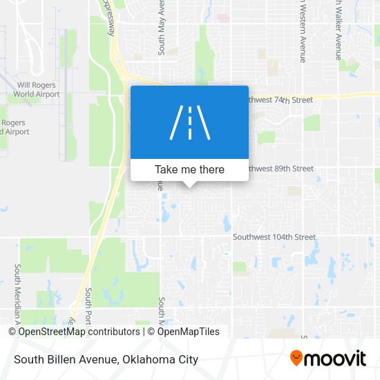 Mapa de South Billen Avenue