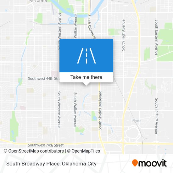 South Broadway Place map