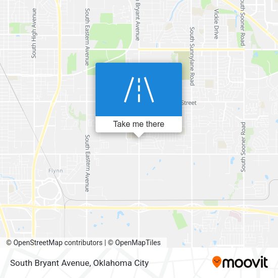 South Bryant Avenue map