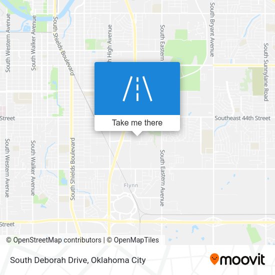 South Deborah Drive map