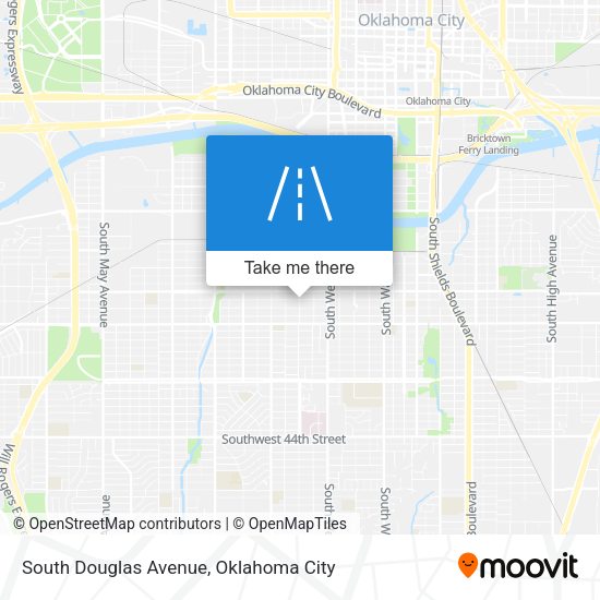 South Douglas Avenue map