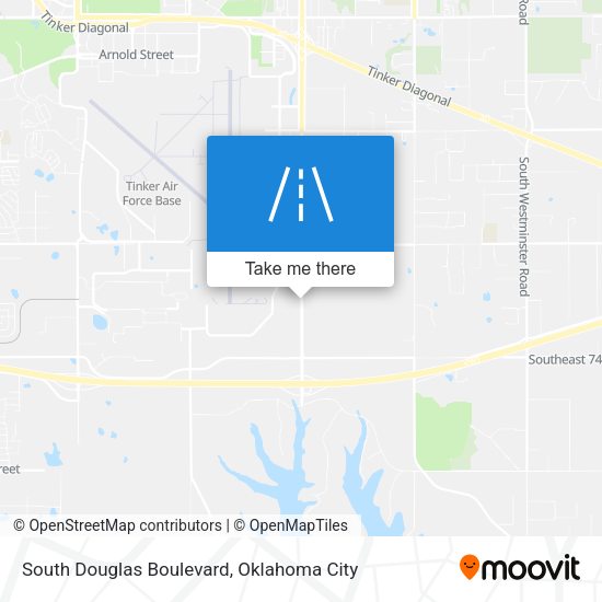 South Douglas Boulevard map
