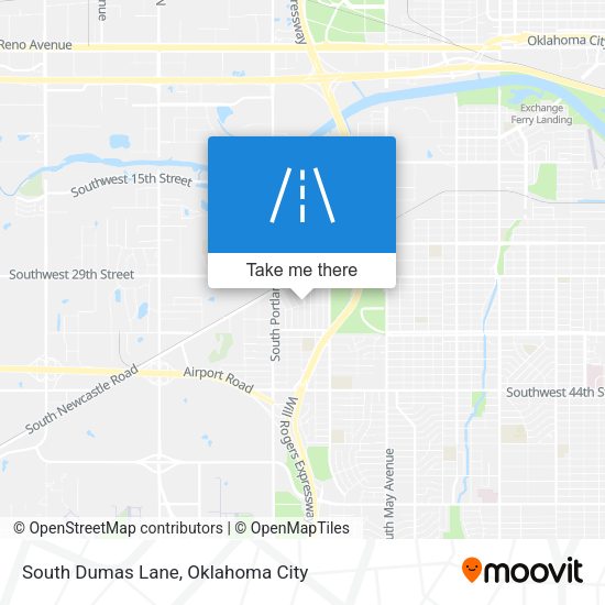 South Dumas Lane map