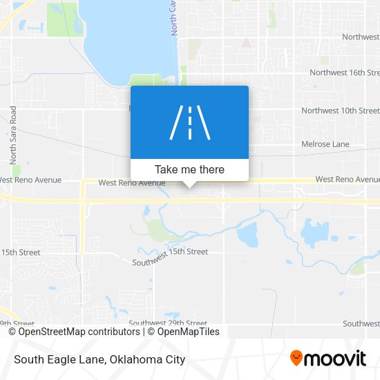 South Eagle Lane map