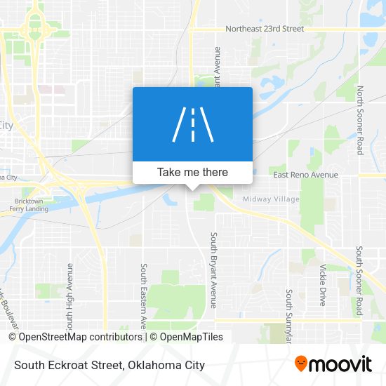 South Eckroat Street map