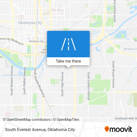 South Everest Avenue map