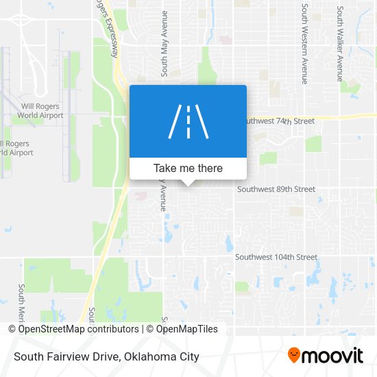 South Fairview Drive map