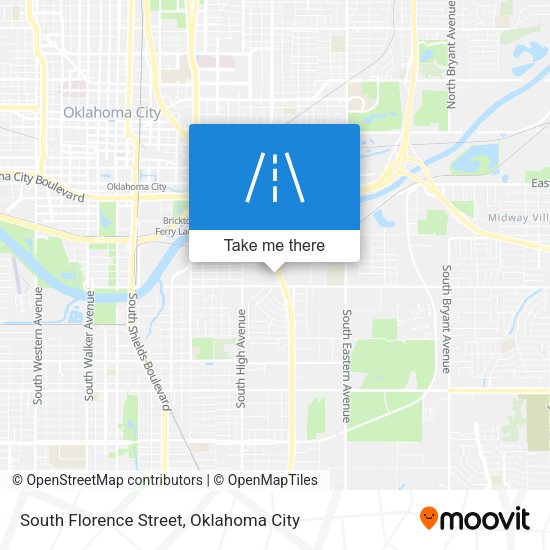 South Florence Street map