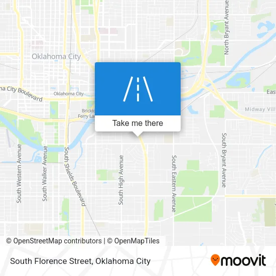 South Florence Street map