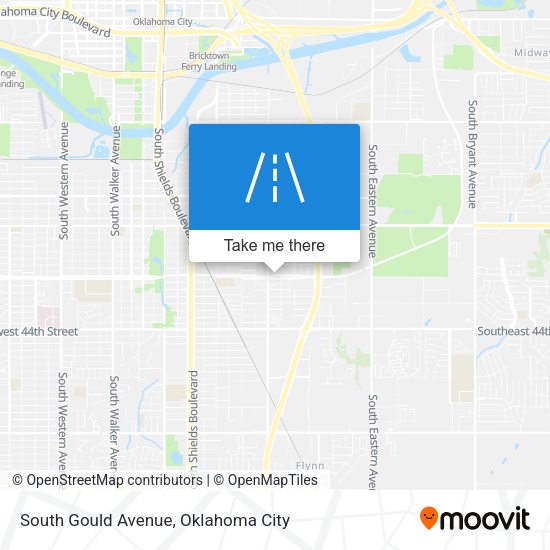 South Gould Avenue map