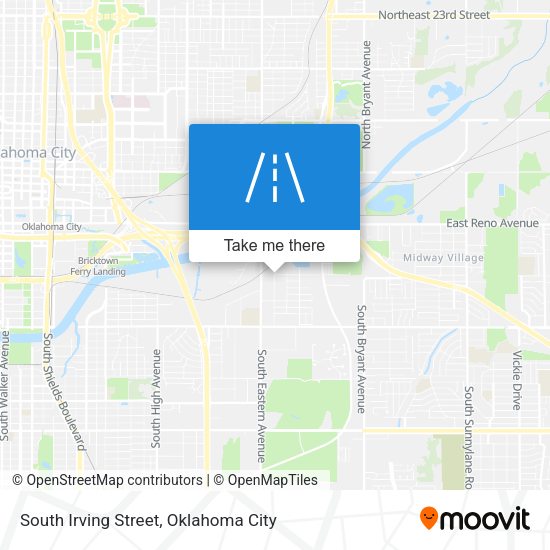 Mapa de South Irving Street