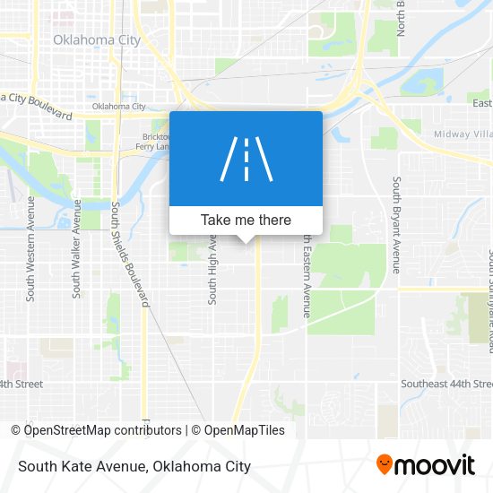 Mapa de South Kate Avenue