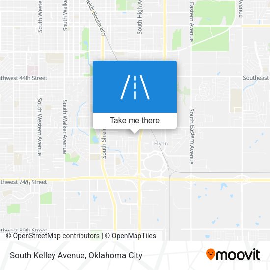 Mapa de South Kelley Avenue