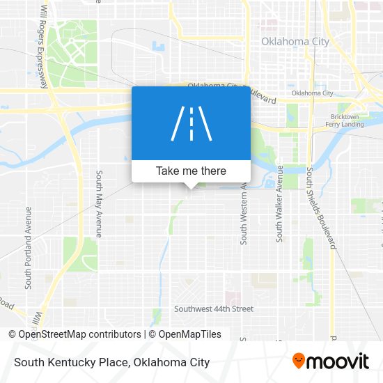 South Kentucky Place map