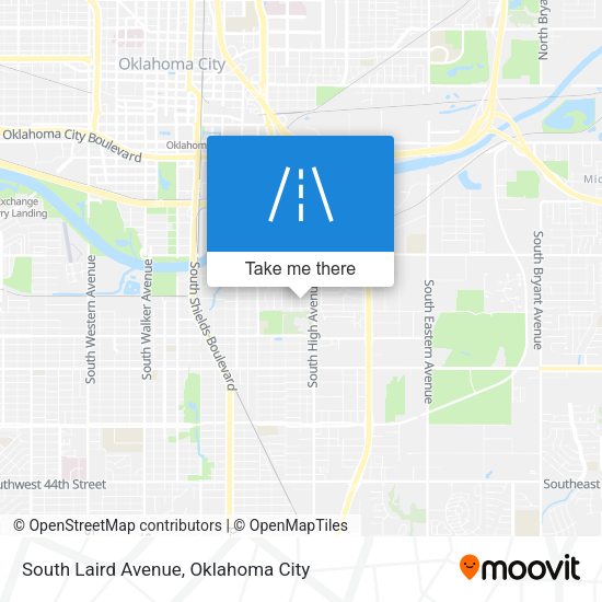 Mapa de South Laird Avenue