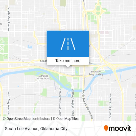South Lee Avenue map