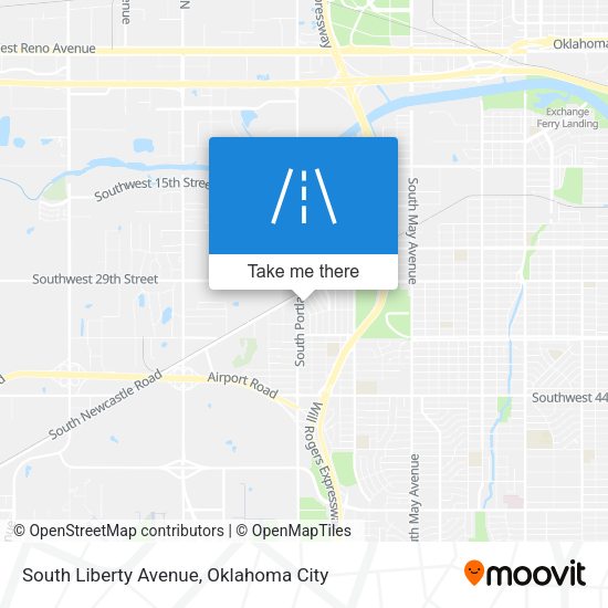 Mapa de South Liberty Avenue