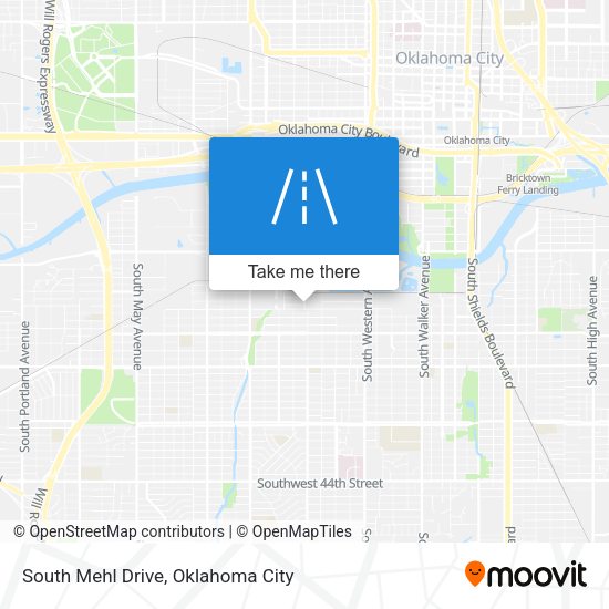South Mehl Drive map