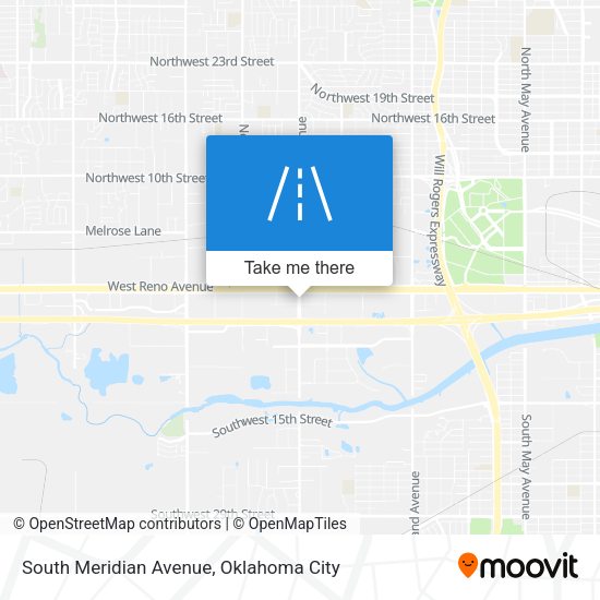 Mapa de South Meridian Avenue