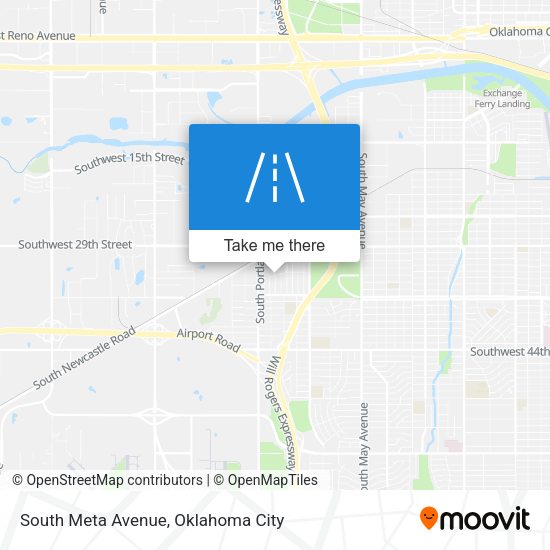 South Meta Avenue map