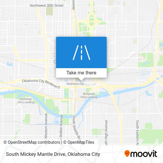 Mapa de South Mickey Mantle Drive