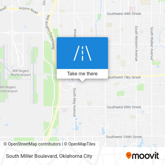 South Miller Boulevard map