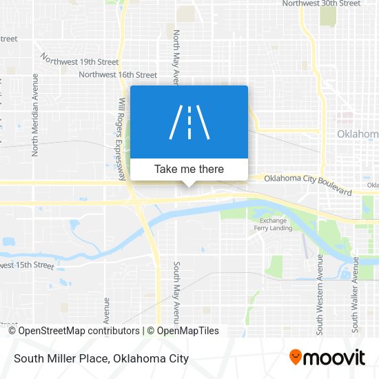 South Miller Place map