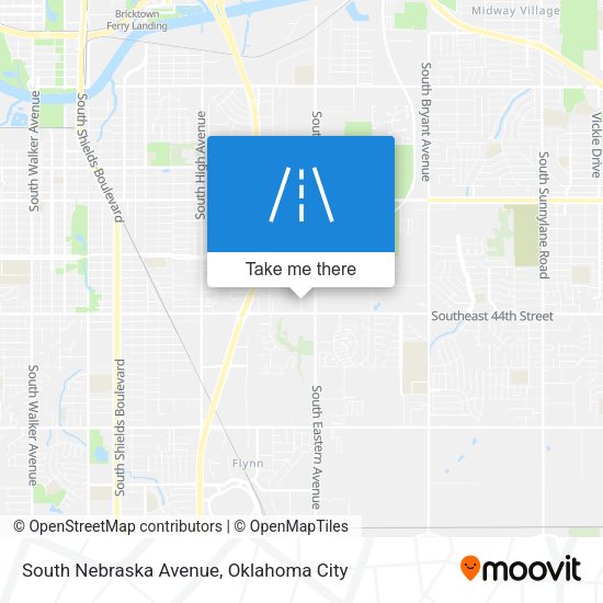 Mapa de South Nebraska Avenue