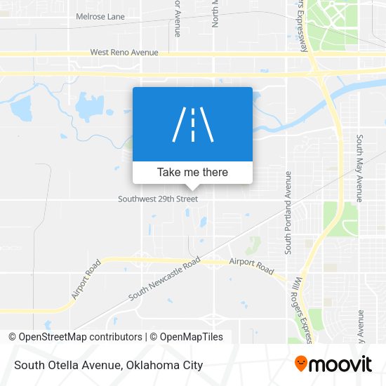 South Otella Avenue map