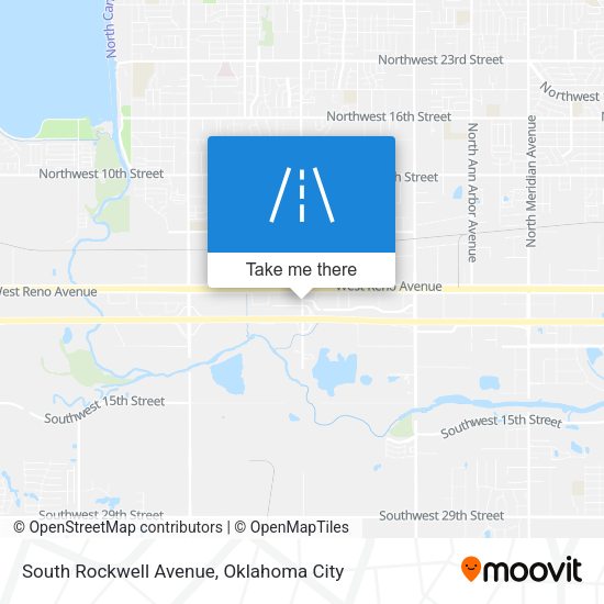 South Rockwell Avenue map