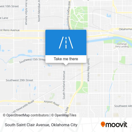 Mapa de South Saint Clair Avenue