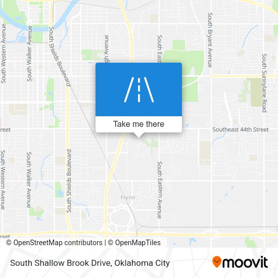 South Shallow Brook Drive map