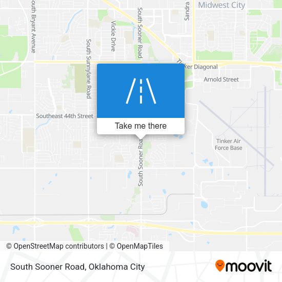 South Sooner Road map