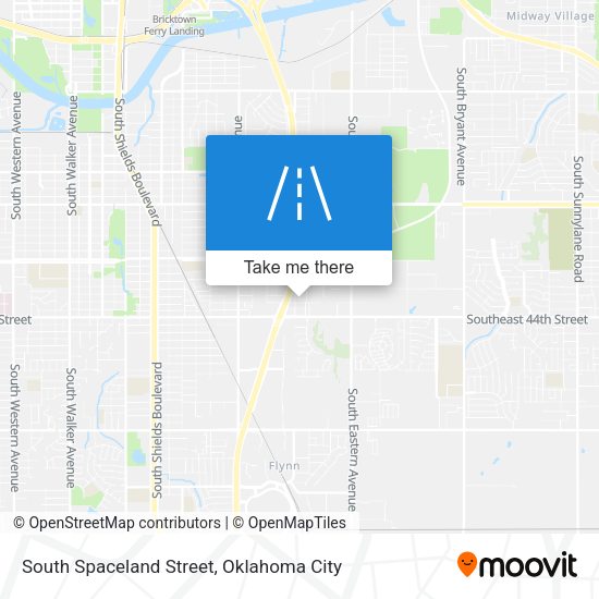 South Spaceland Street map