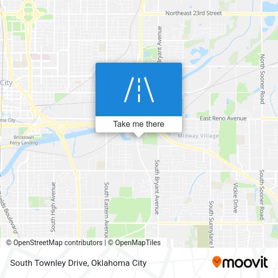 Mapa de South Townley Drive
