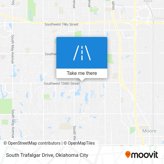 South Trafalgar Drive map