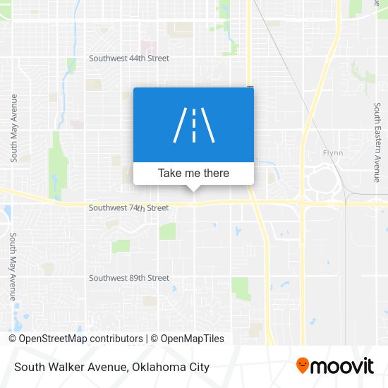 Mapa de South Walker Avenue