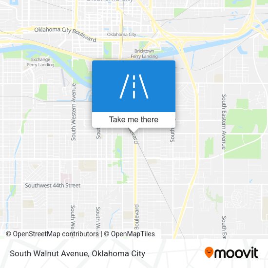 South Walnut Avenue map