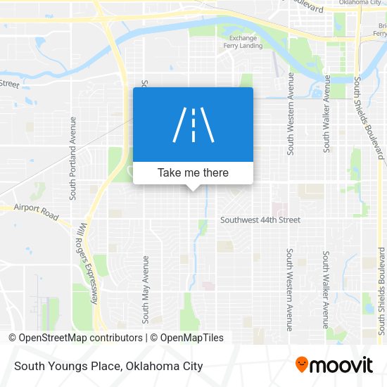 South Youngs Place map