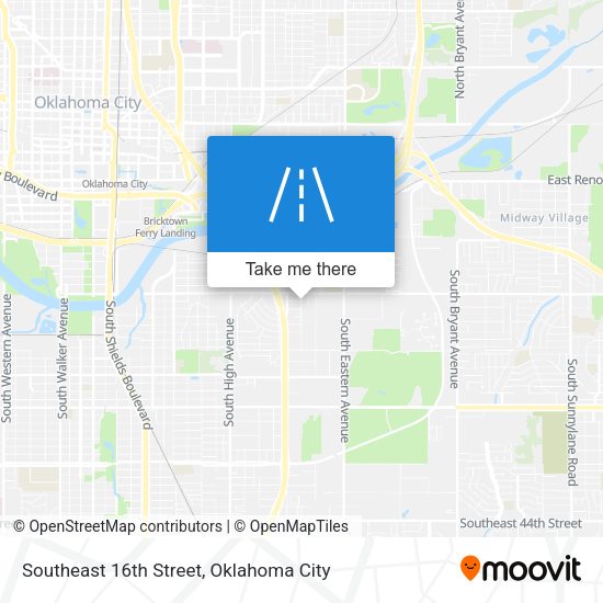 Southeast 16th Street map