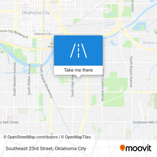 Southeast 23rd Street map