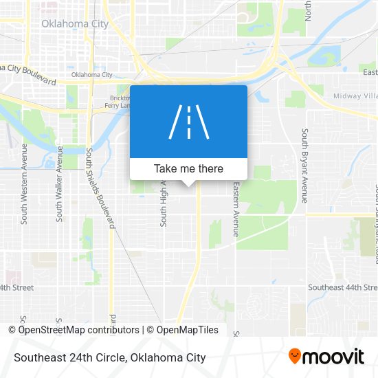 Southeast 24th Circle map