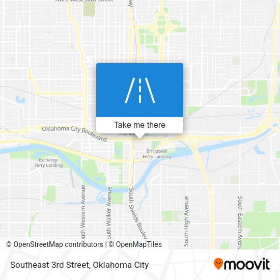 Southeast 3rd Street map