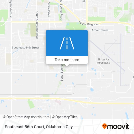 Southeast 56th Court map