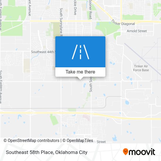 Mapa de Southeast 58th Place