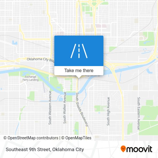 Mapa de Southeast 9th Street